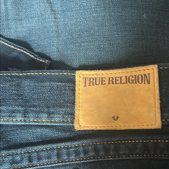 True Religion Men's Bootcut Jeans - Dark Blue - Picture 4 of 5